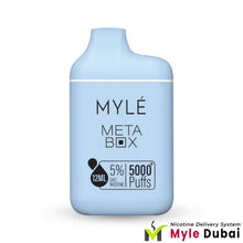 Myle Meta Box Blueberry Lemon Disposable Device