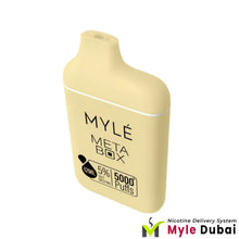 Myle Meta Box French Vanilla Disposable Device