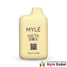 Myle Meta Box French Vanilla Disposable Device