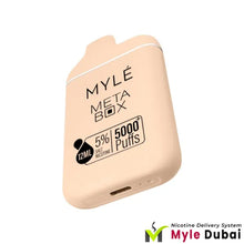 Myle Meta Box Georgia Peach Disposable Device