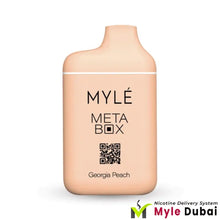 Myle Meta Box Georgia Peach Disposable Device