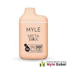 Myle Meta Box Georgia Peach Disposable Device