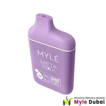 Myle Meta Box Grape Mint Disposable Device