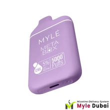Myle Meta Box Grape Mint Disposable Device