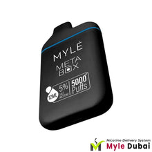 Myle Meta Box Iced Blue Razz Disposable Device
