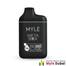 Myle Meta Box Iced Mint Disposable Device