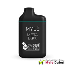 Myle Meta Box Clear Disposable Device