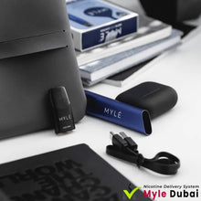Navy Blue Myle Meta V5 Device