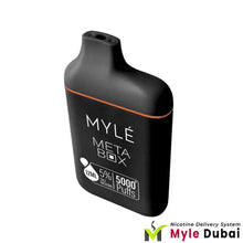 Myle Meta Box Orange Ice Disposable Device