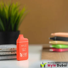 Myle Meta Box Peach Ice Disposable Device