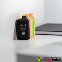 Myle Meta Box Platinum Tobacco Disposable Device