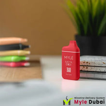 Myle Meta Box Red Apple Disposable Device