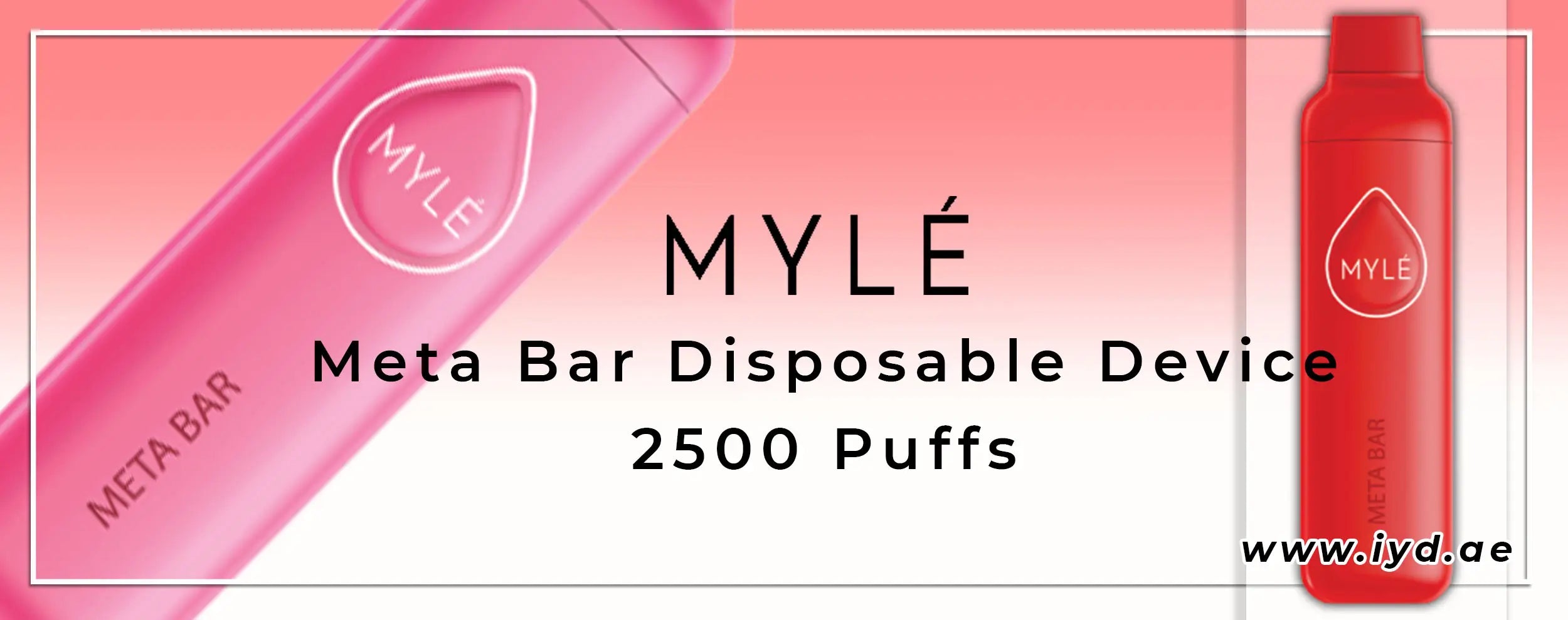 Myle Meta Bar Disposable Devices (2500 Puffs)