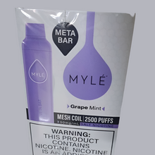 Grape Mint Myle Meta Bar Disposable Device