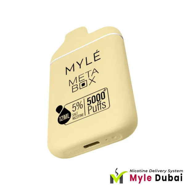 Myle Meta Box French Vanilla Disposable Device