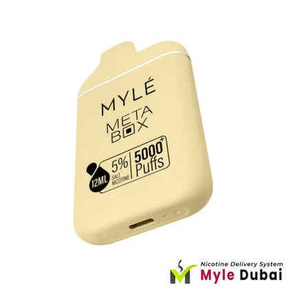 Myle Meta Box French Vanilla Disposable Device