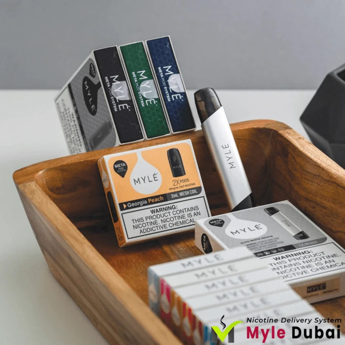 Georgia Peach Myle Meta V5 Pod