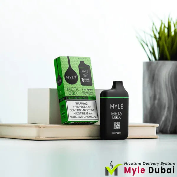 Myle Meta Box Iced Apple Disposable Device