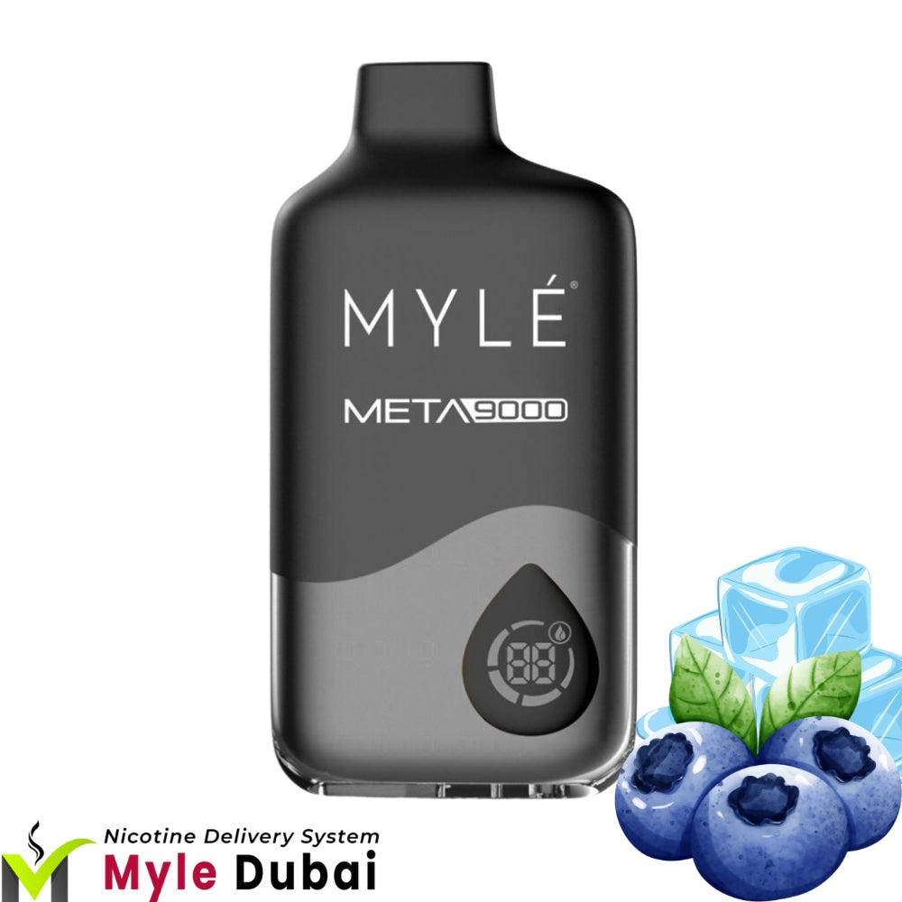 Myle Meta 9000 Iced Blueberry Disposable Device Myle Meta 9000 Iced Blueberry Disposable Device