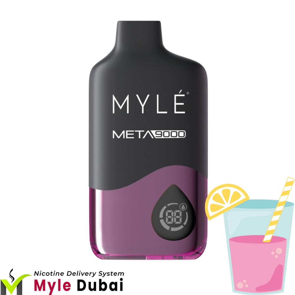 Myle Meta 9000 Pink Lemonade Disposable Device