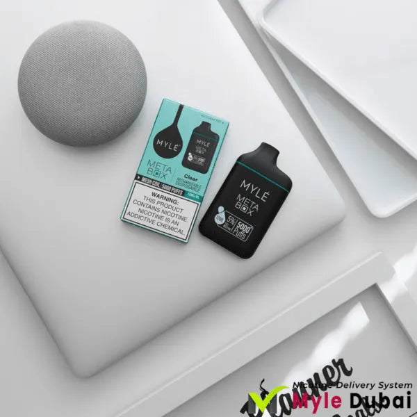 Myle Meta Box Clear Disposable Device