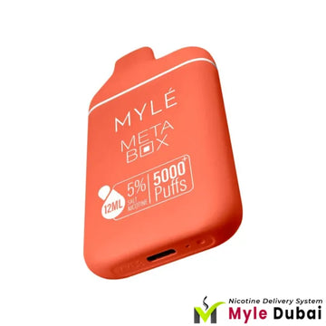 Myle Meta Box Peach Ice Disposable Device