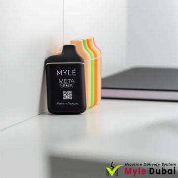 Myle Meta Box Platinum Tobacco Disposable Device