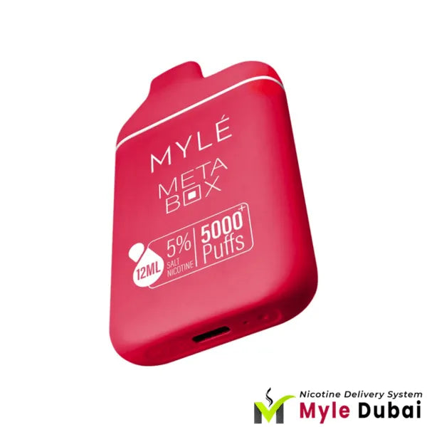 Myle Meta Box Red Apple Disposable Device