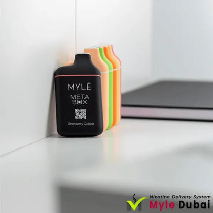Myle Meta Box Strawberry Colada Disposable Device