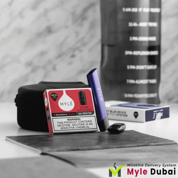 Strawberry Slushy Myle Meta V5 Pod