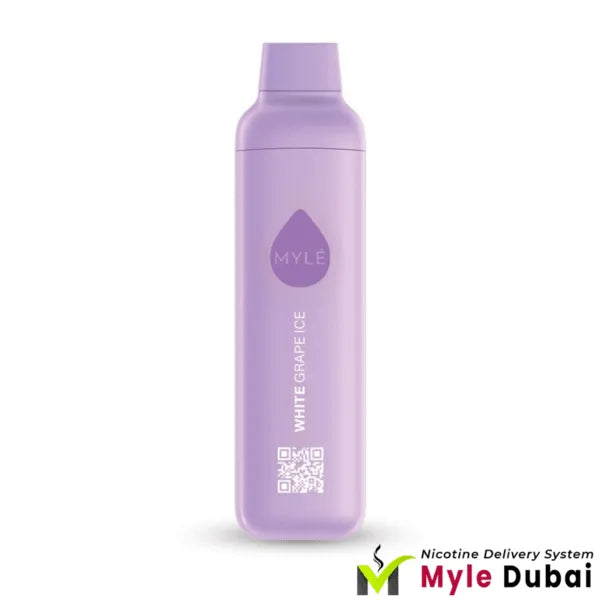 White Grape Ice Myle Meta Bar Disposable Device