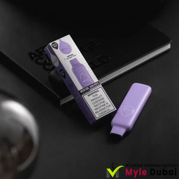 White Grape Ice Myle Meta Bar Disposable Device