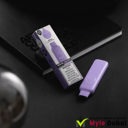 White Grape Ice Myle Meta Bar Disposable Device