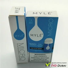 Iced Quad Berry Myle Micro Disposable Device